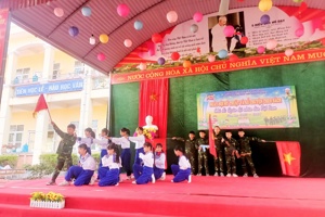 TRƯỜNG TIỂU HỌC XÃ HOÀNG VIỆT TƯNG BỪNG TỔ CHỨC “NGÀY HỘI MỸ THUẬT VÀ KỂ CHUYỆN THEO SÁCH” NĂM HỌC 2023 – 2024.